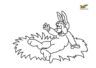 Lapin74 - Coloriages animaux - Coloriages - 10doigts.fr