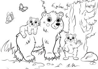 Animaux-foret9 - Coloriages animaux - Coloriages - 10doigts.fr
