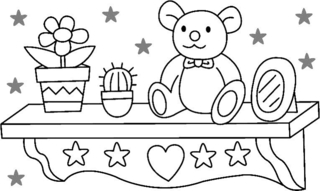 Ourson 02 - Coloriages animaux - Coloriages - 10doigts.fr