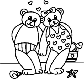 Ourson 025 - Coloriages animaux - Coloriages - 10doigts.fr
