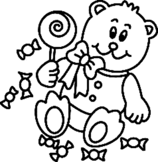 Ourson 037 - Coloriages animaux - Coloriages - 10doigts.fr