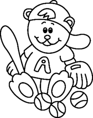Ourson 040 - Coloriages animaux - Coloriages - 10doigts.fr