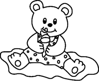 Ourson 041 - Coloriages animaux - Coloriages - 10doigts.fr