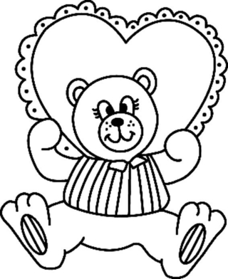 Ourson 053 - Coloriages animaux - Coloriages - 10doigts.fr