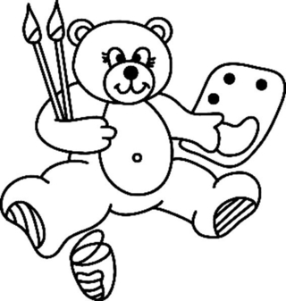 Ourson 054 - Coloriages animaux - Coloriages - 10doigts.fr