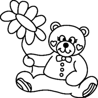 Ourson 057 - Coloriages animaux - Coloriages - 10doigts.fr