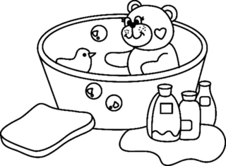 Ourson 059 - Coloriages animaux - Coloriages - 10doigts.fr