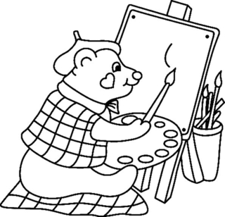 Ourson 064 - Coloriages animaux - Coloriages - 10doigts.fr
