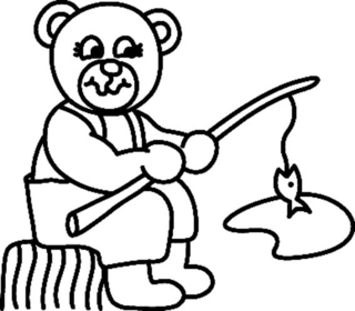 Ourson 076 - Coloriages animaux - Coloriages - 10doigts.fr