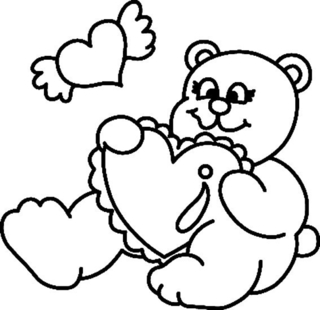 Ourson 077 - Coloriages animaux - Coloriages - 10doigts.fr