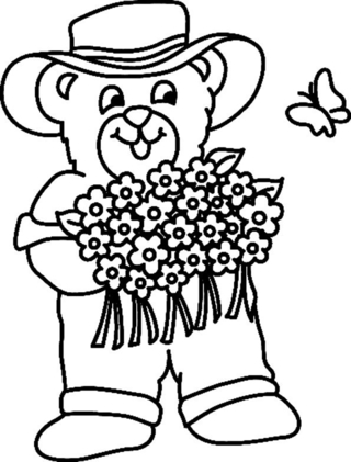 Ourson 081 - Coloriages animaux - Coloriages - 10doigts.fr
