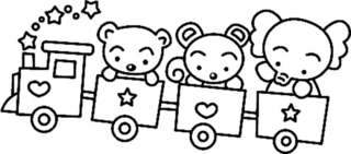 Ourson 083 - Coloriages animaux - Coloriages - 10doigts.fr