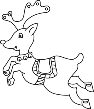 Renne 05 - Coloriages animaux - Coloriages - 10doigts.fr