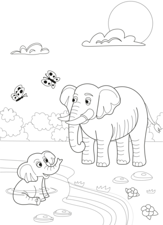 Animaux-jungle14 - Coloriages animaux - Coloriages - 10doigts.fr