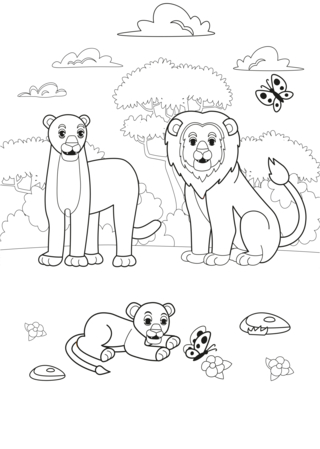 Animaux-jungle15 - Coloriages animaux - Coloriages - 10doigts.fr