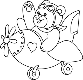 Ourson 06 - Coloriages animaux - Coloriages - 10doigts.fr