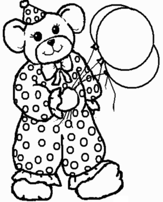 Ourson 19 - Coloriages animaux - Coloriages - 10doigts.fr
