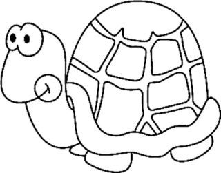 Tortue 03 - Coloriages animaux - Coloriages - 10doigts.fr