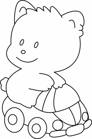 Chat 12 - Coloriages animaux - Coloriages - 10doigts.fr