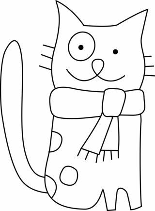 Chat 26 - Coloriages animaux - Coloriages - 10doigts.fr