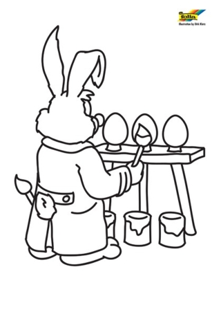 Lapin 53 - Coloriages animaux - Coloriages - 10doigts.fr
