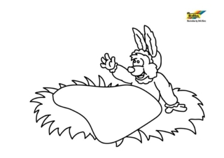 Lapin 55 - Coloriages animaux - Coloriages - 10doigts.fr
