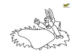 Lapin 59 - Coloriages animaux - Coloriages - 10doigts.fr