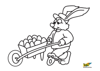 Lapin 77 - Coloriages animaux - Coloriages - 10doigts.fr