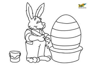 Lapin 78 - Coloriages animaux - Coloriages - 10doigts.fr
