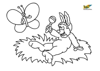 Lapin 80 - Coloriages animaux - Coloriages - 10doigts.fr