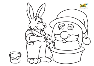 Lapin n51 - Coloriages animaux - Coloriages - 10doigts.fr