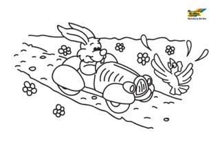 Lapin n60 - Coloriages animaux - Coloriages - 10doigts.fr