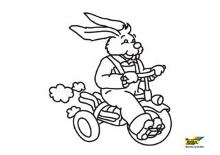 Lapin n62 - Coloriages animaux - Coloriages - 10doigts.fr