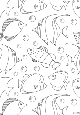 Animaux-marins10 - Coloriages animaux - Coloriages - 10doigts.fr