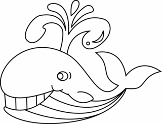 Baleine 05 - Coloriages animaux - Coloriages - 10doigts.fr