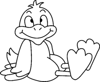 Canard 02 - Coloriages animaux - Coloriages - 10doigts.fr