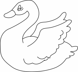 Cygne 04 - Coloriages animaux - Coloriages - 10doigts.fr