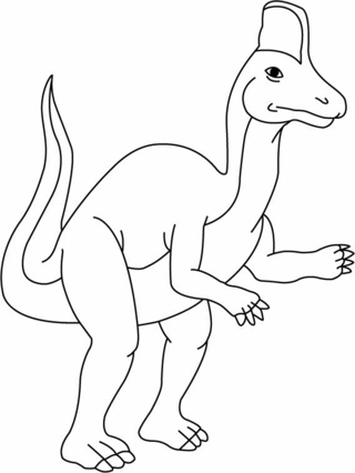 Corithosaurus - Coloriages dinosaure - Coloriages - 10doigts.fr