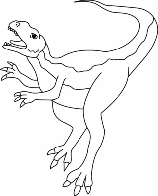 Gasosaurus - Coloriages dinosaure - Coloriages - 10doigts.fr