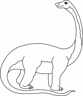 Quaesitosaurus - Coloriages dinosaure - Coloriages - 10doigts.fr