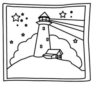 Phare 02 - Coloriages divers - Coloriages - 10doigts.fr