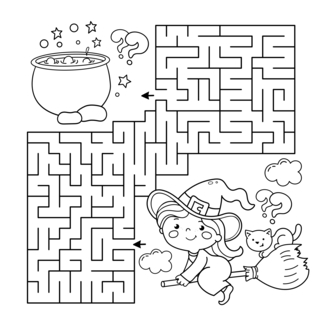 Halloween 96 - Coloriages fêtes - Coloriages - 10doigts.fr