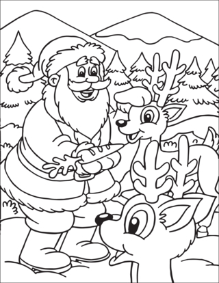 Noel 36 - Coloriages fêtes - Coloriages - 10doigts.fr