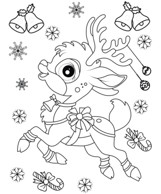 Noel 47 - Coloriages fêtes - Coloriages - 10doigts.fr