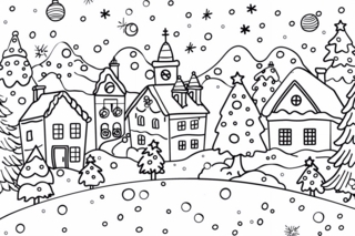 Noel 49 - Coloriages fêtes - Coloriages - 10doigts.fr