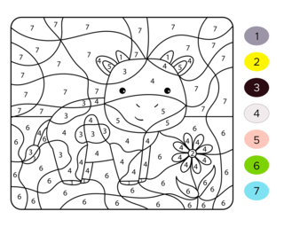 Coloriage - Coloriages jeu : Coloriage-magique12 - 10 Doigts