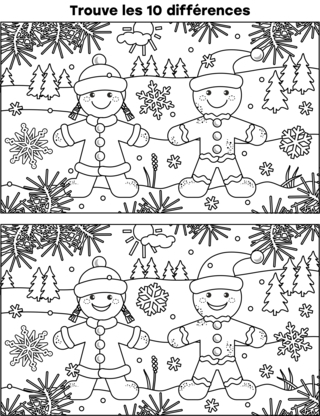 Noel 76 - Coloriages jeu - Coloriages - 10doigts.fr