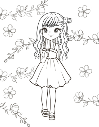 Manga 6 - Coloriages manga - Coloriages - 10doigts.fr