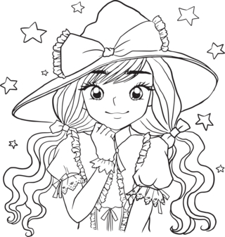 Manga 8 - Coloriages manga - Coloriages - 10doigts.fr