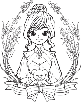 Manga 9 - Coloriages manga - Coloriages - 10doigts.fr